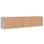 Mueble de TV madera contrachapada gris hormigón 150x30x44,5 cm de vidaXL, Muebles TV - Ref: Foro24-831272, Precio: 73,86 €, D...