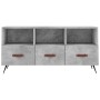 Betongrauer TV-Schrank aus Holzwerkstoff, 102 x 36 x 50 cm von vidaXL, TV-Möbel - Ref: Foro24-829008, Preis: 57,84 €, Rabatt: %
