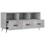 Mueble de TV madera de ingeniería gris hormigón 102x36x50 cm de vidaXL, Muebles TV - Ref: Foro24-829008, Precio: 57,78 €