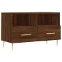 TV-Schrank aus braunem Eichensperrholz, 80 x 36 x 50 cm von vidaXL, TV-Möbel - Ref: Foro24-828963, Preis: 52,77 €, Rabatt: %