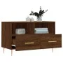 TV-Schrank aus braunem Eichensperrholz, 80 x 36 x 50 cm von vidaXL, TV-Möbel - Ref: Foro24-828963, Preis: 52,77 €, Rabatt: %