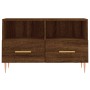 TV-Schrank aus braunem Eichensperrholz, 80 x 36 x 50 cm von vidaXL, TV-Möbel - Ref: Foro24-828963, Preis: 53,36 €, Rabatt: %