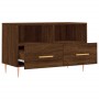 TV-Schrank aus braunem Eichensperrholz, 80 x 36 x 50 cm von vidaXL, TV-Möbel - Ref: Foro24-828963, Preis: 53,36 €, Rabatt: %