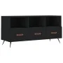 Schwarzer TV-Schrank aus Holzwerkstoff, 102 x 36 x 50 cm von vidaXL, TV-Möbel - Ref: Foro24-829005, Preis: 79,70 €, Rabatt: %