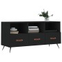 Schwarzer TV-Schrank aus Holzwerkstoff, 102 x 36 x 50 cm von vidaXL, TV-Möbel - Ref: Foro24-829005, Preis: 80,67 €, Rabatt: %