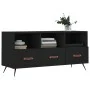 Schwarzer TV-Schrank aus Holzwerkstoff, 102 x 36 x 50 cm von vidaXL, TV-Möbel - Ref: Foro24-829005, Preis: 79,70 €, Rabatt: %