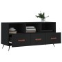 Schwarzer TV-Schrank aus Holzwerkstoff, 102 x 36 x 50 cm von vidaXL, TV-Möbel - Ref: Foro24-829005, Preis: 80,67 €, Rabatt: %