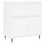 Weißes Sperrholz-Sideboard 60x35x70 cm von vidaXL, Sideboards - Ref: Foro24-831108, Preis: 80,17 €, Rabatt: %