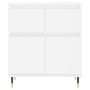 Aparador de madera contrachapada blanco 60x35x70 cm de vidaXL, Aparadores - Ref: Foro24-831108, Precio: 84,07 €, Descuento: %