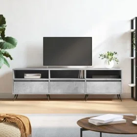 TV-Schrank aus betongrauem Sperrholz, 150 x 30 x 44,5 cm von vidaXL, TV-Möbel - Ref: Foro24-831256, Preis: 92,83 €, Rabatt: %