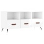 Hochglanzweißer TV-Schrank aus Sperrholz, 102 x 36 x 50 cm von vidaXL, TV-Möbel - Ref: Foro24-829006, Preis: 58,78 €, Rabatt: %