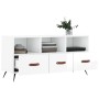 Hochglanzweißer TV-Schrank aus Sperrholz, 102 x 36 x 50 cm von vidaXL, TV-Möbel - Ref: Foro24-829006, Preis: 58,78 €, Rabatt: %