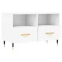 Sperrholz TV-Möbel weiß 80x36x50 cm von vidaXL, TV-Möbel - Ref: Foro24-828948, Preis: 47,24 €, Rabatt: %