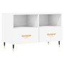 Sperrholz TV-Möbel weiß 80x36x50 cm von vidaXL, TV-Möbel - Ref: Foro24-828948, Preis: 47,65 €, Rabatt: %