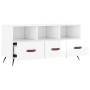 Hochglanzweißer TV-Schrank aus Sperrholz, 102 x 36 x 50 cm von vidaXL, TV-Möbel - Ref: Foro24-829006, Preis: 58,78 €, Rabatt: %