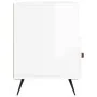 Glossy white plywood TV cabinet 102x36x50 cm by vidaXL, TV Furniture - Ref: Foro24-829006, Price: 58,78 €, Discount: %