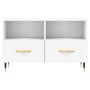 Sperrholz TV-Möbel weiß 80x36x50 cm von vidaXL, TV-Möbel - Ref: Foro24-828948, Preis: 47,65 €, Rabatt: %