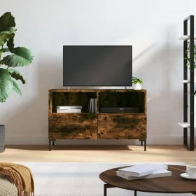 TV-Schrank aus geräuchertem Eichensperrholz, 80 x 36 x 50 cm von vidaXL, TV-Möbel - Ref: Foro24-828977, Preis: 66,09 €, Rabat...