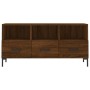 Oak brown engineered wood TV cabinet 102x36x50 cm by vidaXL, TV Furniture - Ref: Foro24-829043, Price: 85,66 €, Discount: %