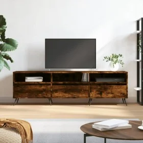 Mueble de TV madera contrachapada roble ahumado 150x30x44,5 cm de vidaXL, Muebles TV - Ref: Foro24-831257, Precio: 95,17 €, D...