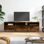TV-Schrank aus geräuchertem Eichensperrholz, 150 x 30 x 44,5 cm von vidaXL, TV-Möbel - Ref: Foro24-831257, Preis: 96,80 €, Ra...