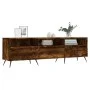 Mueble de TV madera contrachapada roble ahumado 150x30x44,5 cm de vidaXL, Muebles TV - Ref: Foro24-831257, Precio: 95,17 €, D...