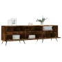 Mueble de TV madera contrachapada roble ahumado 150x30x44,5 cm de vidaXL, Muebles TV - Ref: Foro24-831257, Precio: 95,17 €, D...