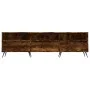 Mueble de TV madera contrachapada roble ahumado 150x30x44,5 cm de vidaXL, Muebles TV - Ref: Foro24-831257, Precio: 95,17 €, D...