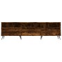 TV-Schrank aus geräuchertem Eichensperrholz, 150 x 30 x 44,5 cm von vidaXL, TV-Möbel - Ref: Foro24-831257, Preis: 96,80 €, Ra...
