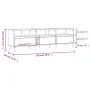Mueble de TV madera contrachapada roble ahumado 150x30x44,5 cm de vidaXL, Muebles TV - Ref: Foro24-831257, Precio: 95,17 €, D...