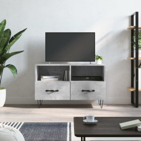 TV-Schrank aus betongrauem Sperrholz, 80 x 36 x 50 cm von vidaXL, TV-Möbel - Ref: Foro24-828968, Preis: 45,34 €, Rabatt: %