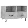 Mueble para TV madera contrachapada gris hormigón 80x36x50 cm de vidaXL, Muebles TV - Ref: Foro24-828968, Precio: 45,34 €, De...