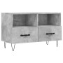 TV-Schrank aus betongrauem Sperrholz, 80 x 36 x 50 cm von vidaXL, TV-Möbel - Ref: Foro24-828968, Preis: 45,74 €, Rabatt: %