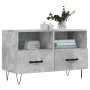 Concrete gray plywood TV cabinet 80x36x50 cm by vidaXL, TV Furniture - Ref: Foro24-828968, Price: 45,34 €, Discount: %