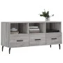 Sonoma gray engineered wood TV cabinet 102x36x50 cm by vidaXL, TV Furniture - Ref: Foro24-829058, Price: 61,84 €, Discount: %
