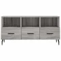 Sonoma gray engineered wood TV cabinet 102x36x50 cm by vidaXL, TV Furniture - Ref: Foro24-829058, Price: 61,84 €, Discount: %