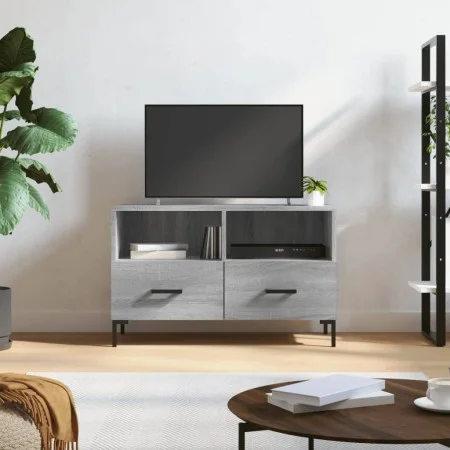 Mueble de TV madera de ingeniería gris Sonoma 80x36x50 cm de vidaXL, Muebles TV - Ref: Foro24-828978, Precio: 69,08 €, Descue...