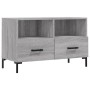 Sonoma grauer TV-Schrank aus Holzwerkstoff, 80 x 36 x 50 cm von vidaXL, TV-Möbel - Ref: Foro24-828978, Preis: 69,94 €, Rabatt: %