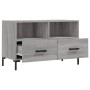 Sonoma grauer TV-Schrank aus Holzwerkstoff, 80 x 36 x 50 cm von vidaXL, TV-Möbel - Ref: Foro24-828978, Preis: 69,94 €, Rabatt: %