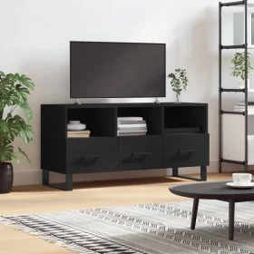 TV-Möbel aus schwarzem Holzwerkstoff 102x36x50 cm von vidaXL, TV-Möbel - Ref: Foro24-829061, Preis: 84,43 €, Rabatt: %