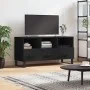 Engineered wood TV stand in black, 102x36x50 cm by vidaXL, TV Furniture - Ref: Foro24-829061, Price: 84,34 €, Discount: %