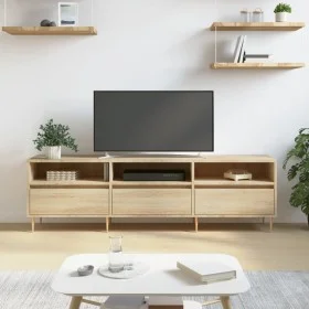TV-Schrank aus Sonoma-Eichensperrholz, 150 x 30 x 44,5 cm von vidaXL, TV-Möbel - Ref: Foro24-831271, Preis: 100,99 €, Rabatt: %
