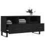 TV-Möbel aus schwarzem Holzwerkstoff 102x36x50 cm von vidaXL, TV-Möbel - Ref: Foro24-829061, Preis: 84,34 €, Rabatt: %