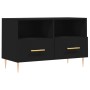 Mueble para TV madera contrachapada negro 80x36x50 cm de vidaXL, Muebles TV - Ref: Foro24-828957, Precio: 65,44 €