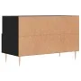 TV stand made of black plywood, 80x36x50 cm by vidaXL, TV Furniture - Ref: Foro24-828957, Price: 64,67 €, Discount: %