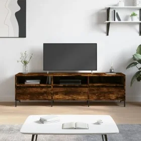 TV-Schrank aus geräuchertem Eichensperrholz, 150 x 30 x 44,5 cm von vidaXL, TV-Möbel - Ref: Foro24-831289, Preis: 101,85 €, R...