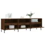 Mueble de TV madera contrachapada roble marrón 150x30x44,5 cm de vidaXL, Muebles TV - Ref: Foro24-831291, Precio: 101,48 €, D...