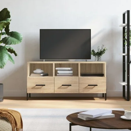 Mueble de TV madera de ingeniería roble Sonoma 102x36x50 cm de vidaXL, Muebles TV - Ref: Foro24-829047, Precio: 84,24 €, Desc...