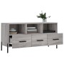 Sonoma grauer TV-Schrank aus Holzwerkstoff, 102 x 36 x 50 cm von vidaXL, TV-Möbel - Ref: Foro24-829050, Preis: 65,69 €, Rabat...