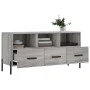 Sonoma grauer TV-Schrank aus Holzwerkstoff, 102 x 36 x 50 cm von vidaXL, TV-Möbel - Ref: Foro24-829050, Preis: 65,10 €, Rabat...